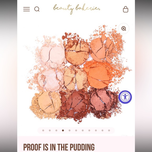 2/$20 Beauty Bakerie Eyeshadow Palette Warm Neutral Makeup Eye Glow Shimmer NWT - Picture 4 of 5